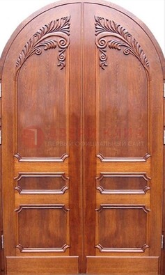 Металлическая арочная дверь ДА-9 в салон красоты в Долгопрудном