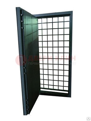 Темная стальная бронированная дверь с нитроэмалью ДБ-4 в Чебоксарах