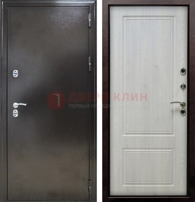 Коричневая железная дверь с МДФ ДМ-170 в Тосно
