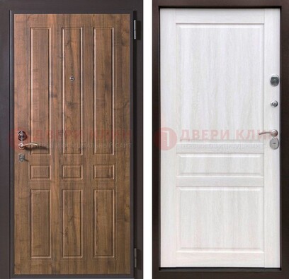 Металлическая дверь с панелями МДФ в квартиру ДМ-356 в Долгопрудном
