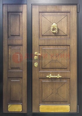 Парадная дверь с декоративными элементами ДПР-27 на дачу в Долгопрудном