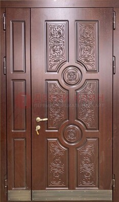Парадная металлическая дверь с узором ДПР-74 в Долгопрудном