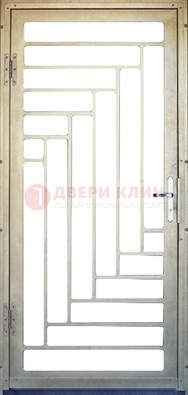Железная решетчатая дверь с узором ДР-41 в Долгопрудном