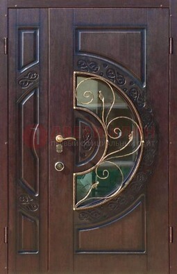 Полуторная железная дверь Винорит в классическом стиле ДСК-272 в Долгопрудном