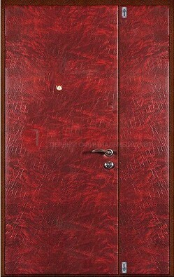 Красная тамбурная дверь ДТМ-33 в Долгопрудном