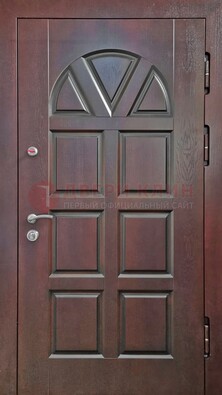 Уличная стальная дверь с виноритом ДВТ-166 в Долгопрудном
