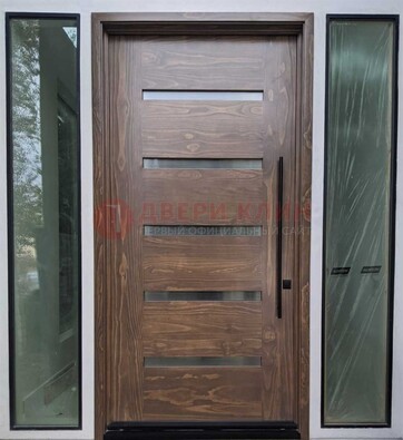Железная дверь с виноритом и фрамугами ДВТ-189 в Туле