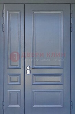 Темно-серая железная дверь с виноритом ДВТ-242 в Долгопрудном