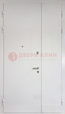 Современная полуторная стальная дверь с МДФ панелью ПЛ-25 в Долгопрудном